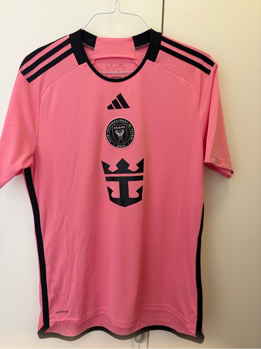 Adidas Inter Miami Messi #10 Pink Jersey 2024 Size Large